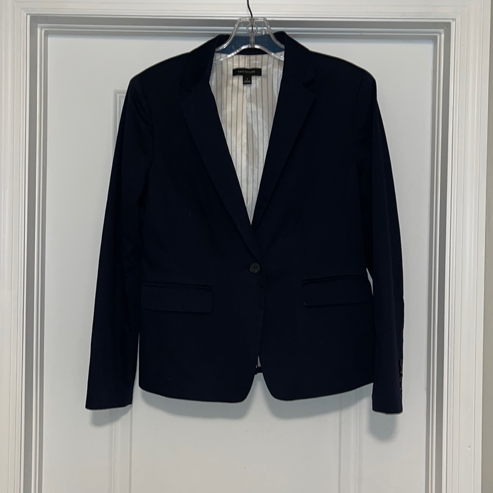Ann Taylor Stretch Cotton Blazer Jacket NWOT